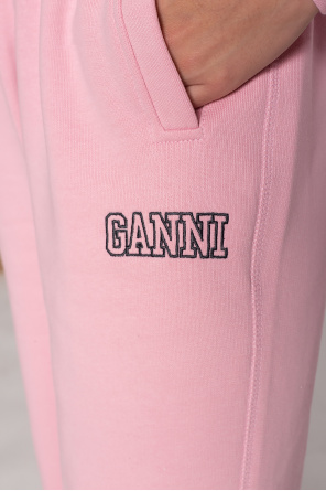 Ganni Organic cotton sweatpants