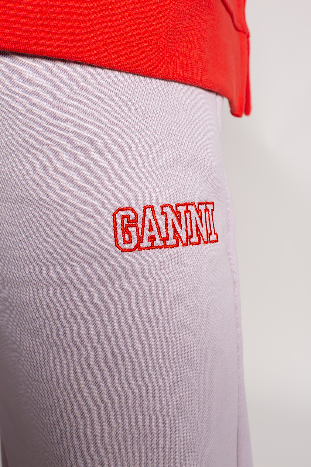 Ganni Organic cotton sweatpants