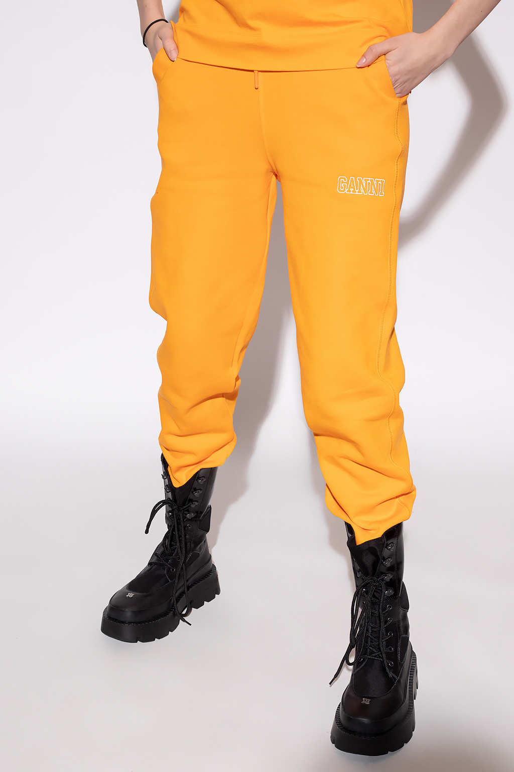 Ganni Sweatpants with logo