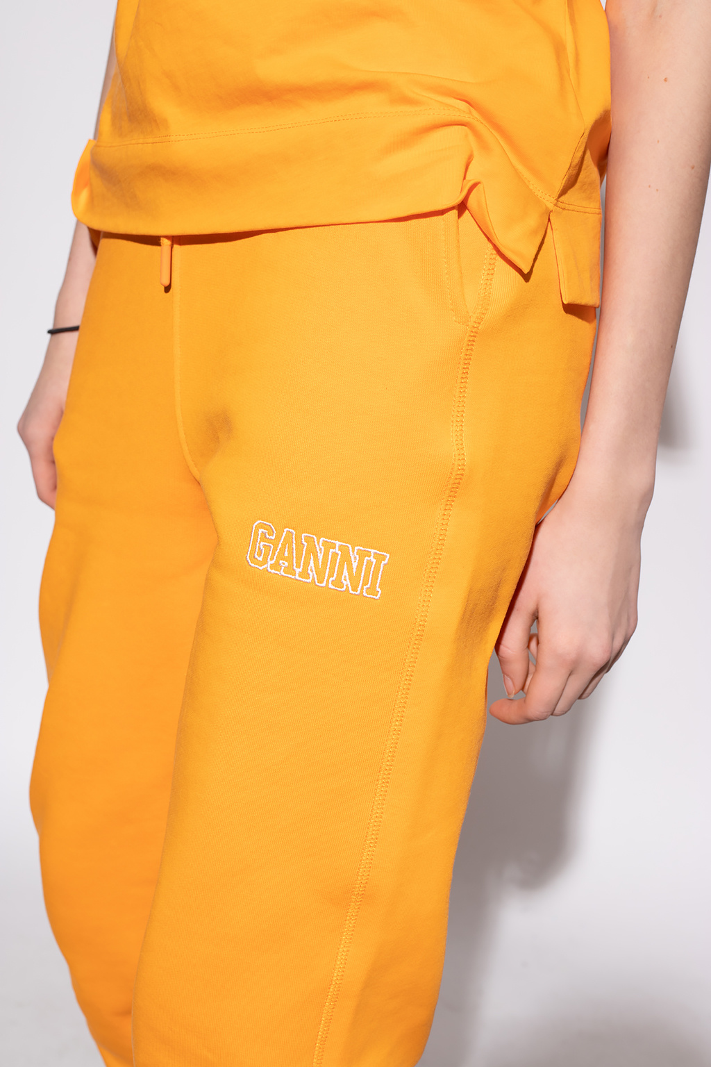 Ganni Sweatpants with logo