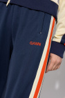 Ganni Logo-embroidered sweatpants