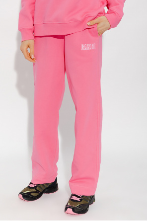 Ganni Sweatpants with logo