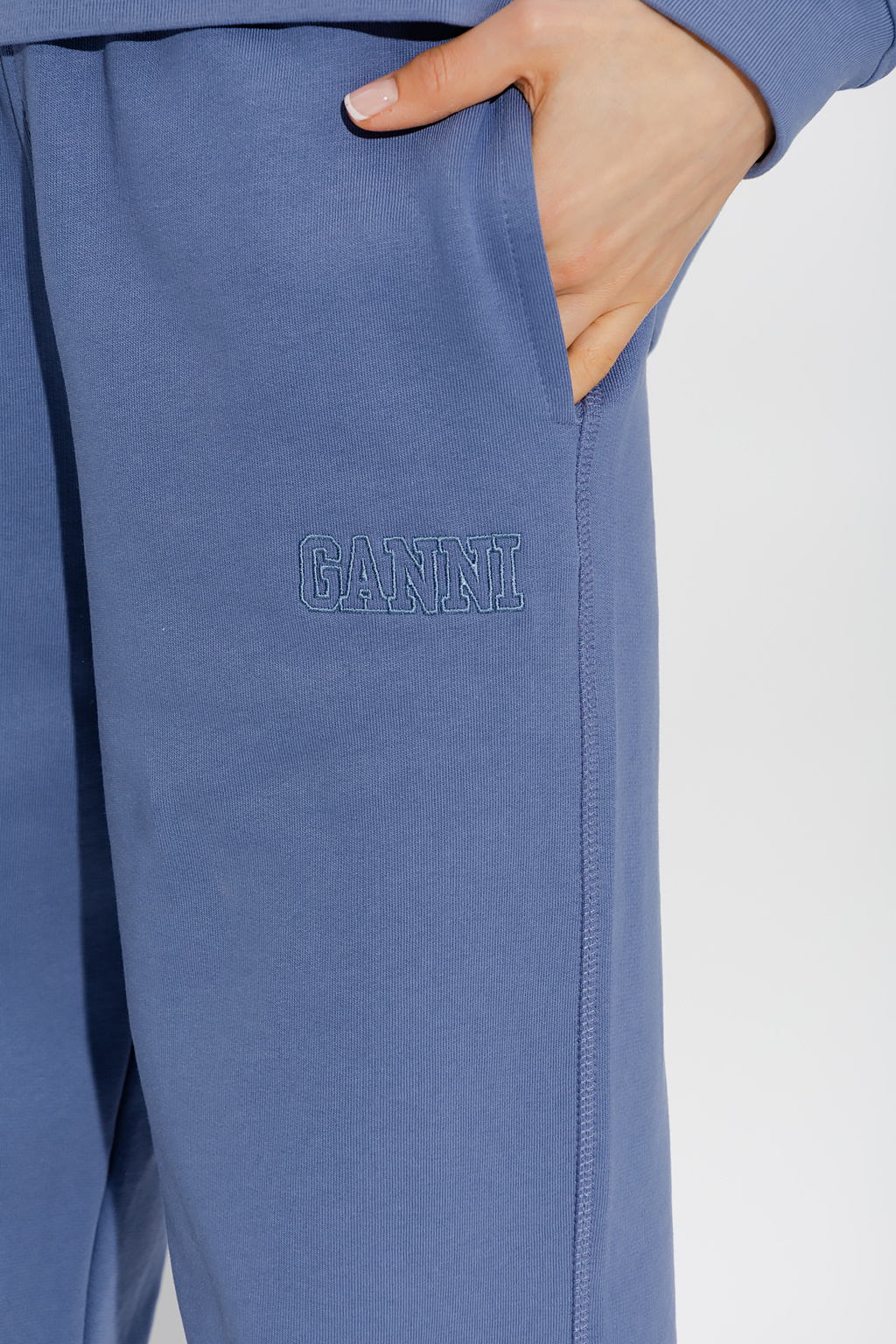 Ganni Sweatpants with logo