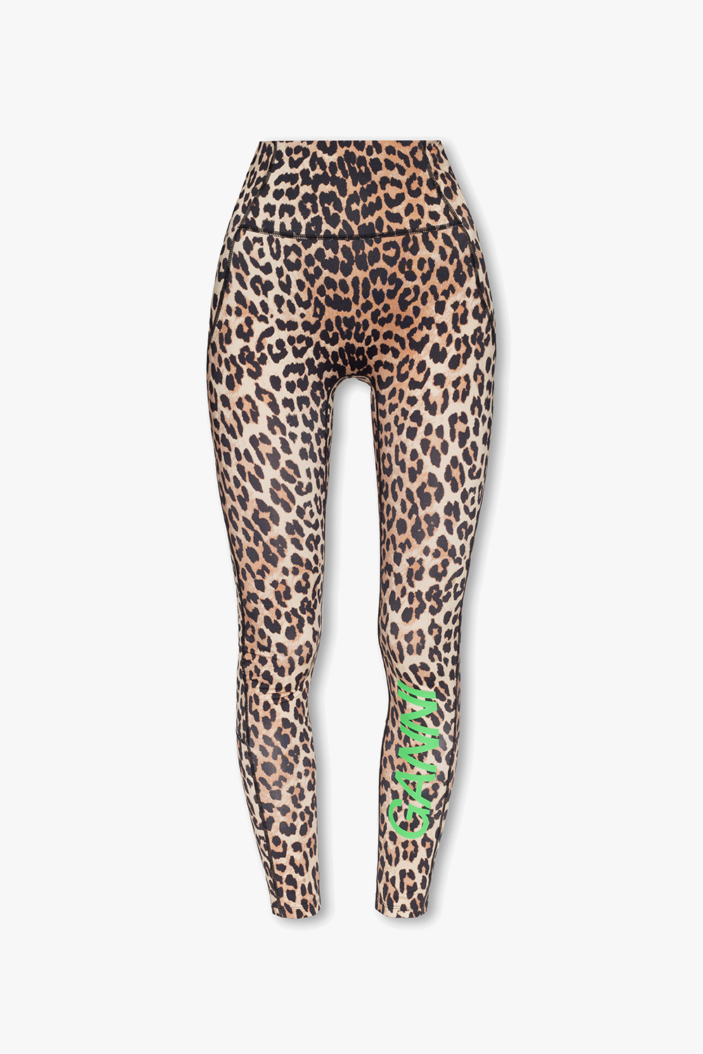 LEOPARD LEGGINGS in brown - Palm Angels® Official