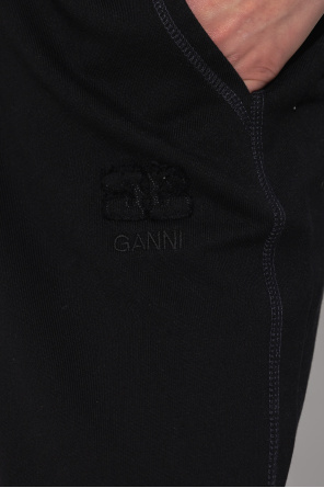 Ganni Sweatpants with logo