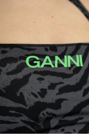 Ganni Animal Print Leggings