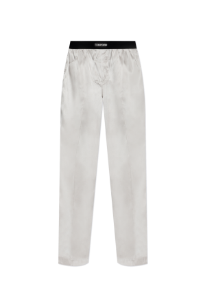 Silk pajama bottoms