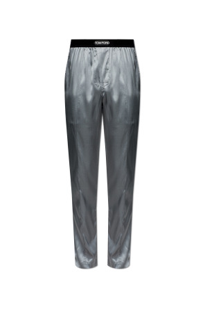 Silk pajama bottoms