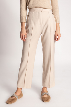 Agnona Wool trousers with stitching