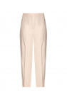 Agnona Wool trousers with stitching