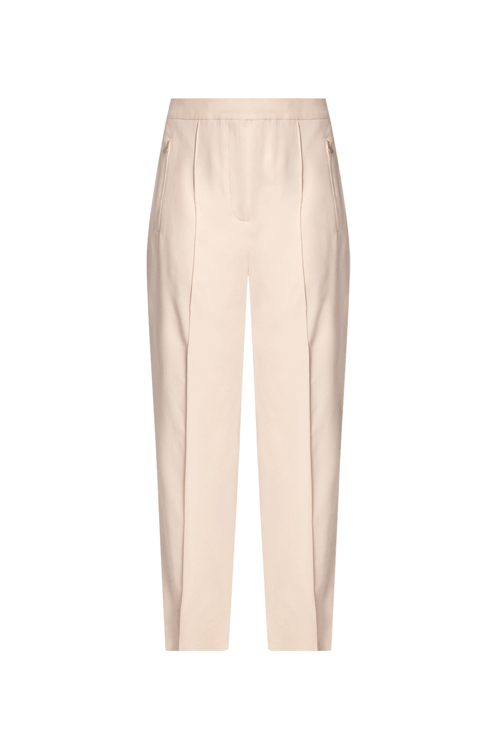 Agnona Wool Mermaid trousers with stitching