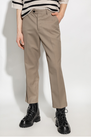 AllSaints ‘Tanar’ pleat-front draped-waist trousers