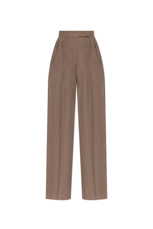 "Teruel" trousers with a crinkled effect od Max Mara