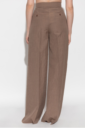 Max Mara Pantalones `Teruel` con efecto arrugado
