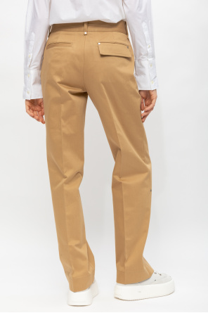 JW Anderson Pleat-front Cotton trousers
