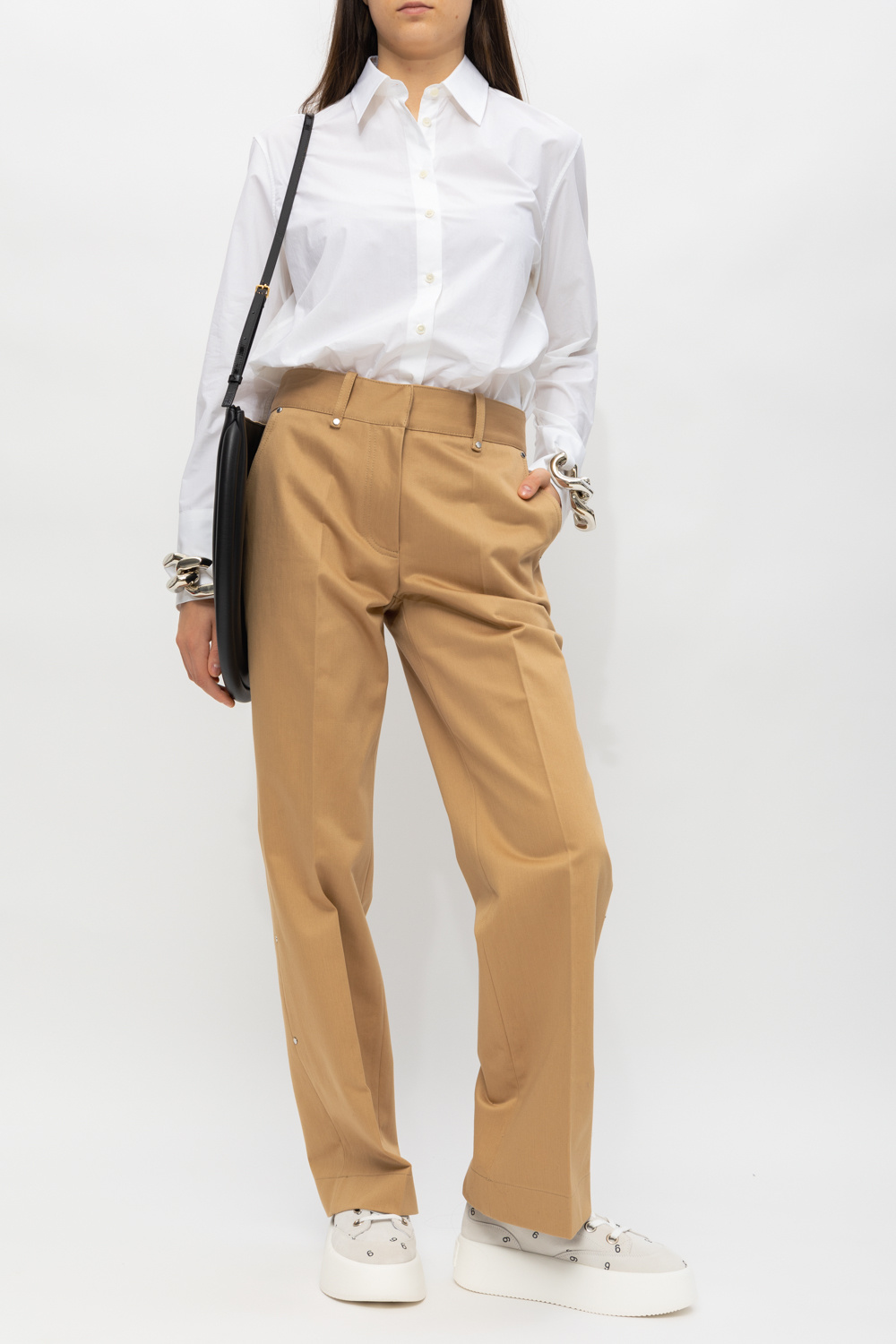 JW Anderson Pleat-front Dolce trousers