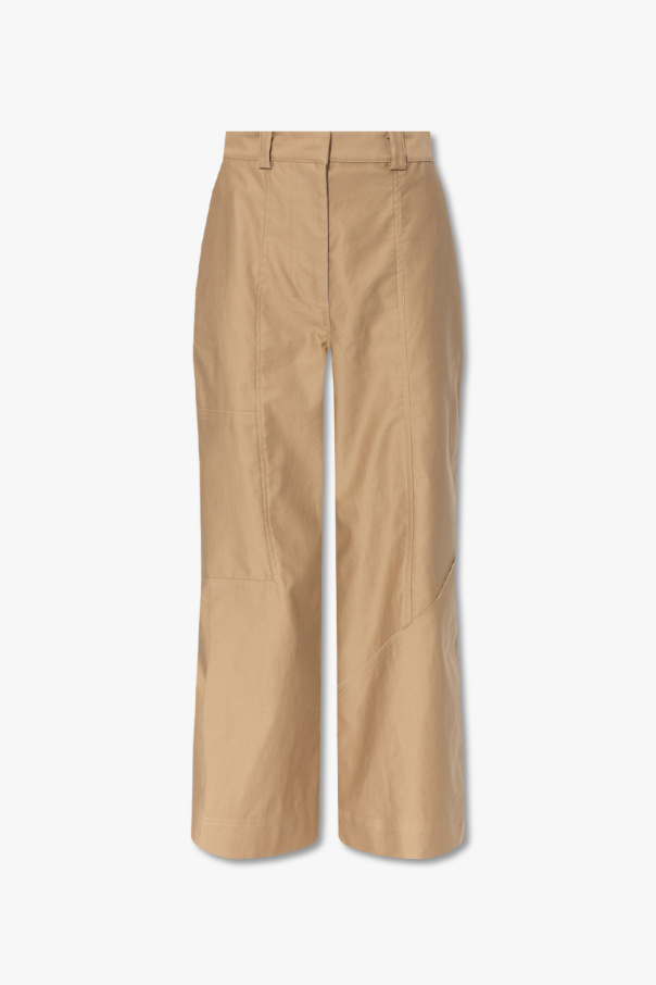 JW Anderson Cotton trousers with slits