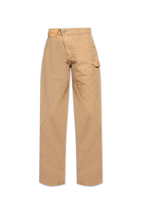 Jeans with logo od JW Anderson