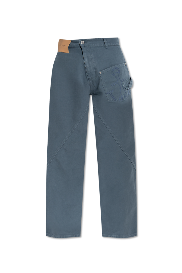 Jeans with logo od JW Anderson