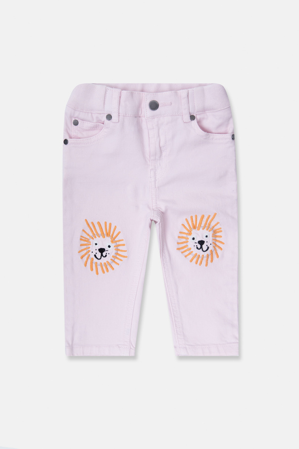 Stella McCartney Kids Jeans with animal pattern