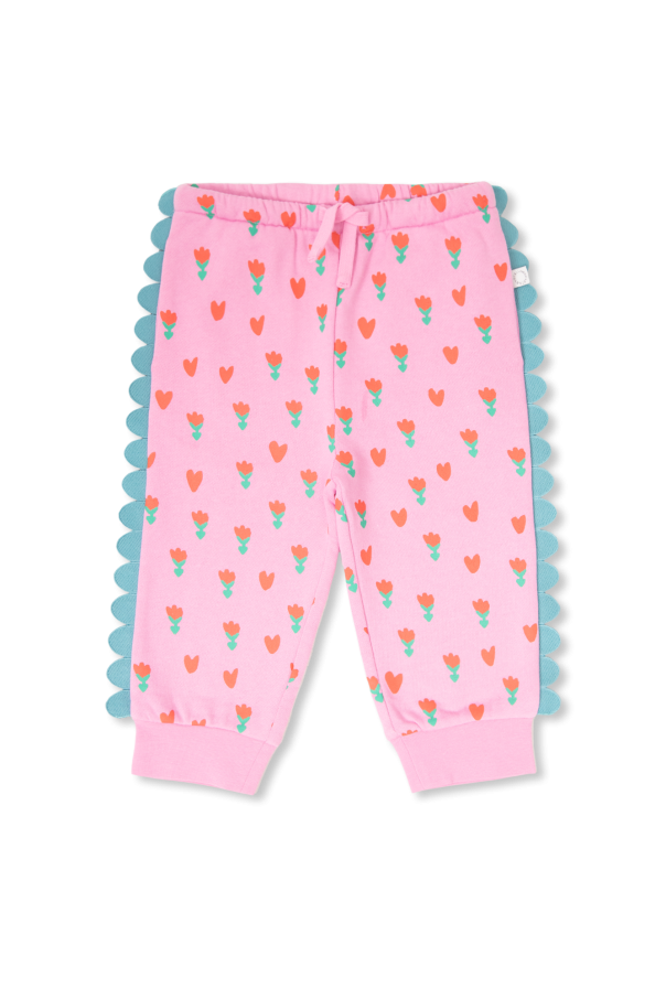 Stella McCartney Kids Sweatpants with floral motif