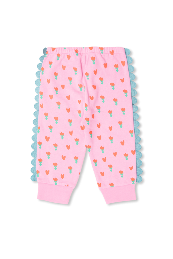 Stella McCartney Kids Sweatpants with floral motif