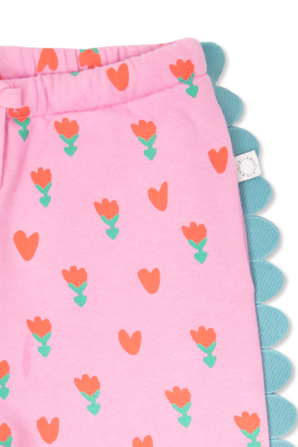 Stella McCartney Kids Sweatpants with floral motif