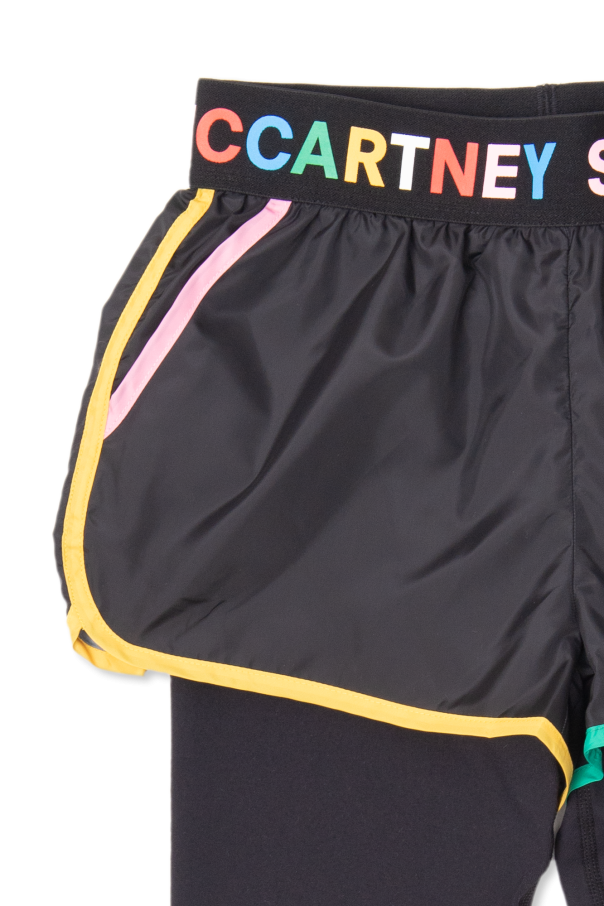 Stella McCartney Kids Dwuwarstwowe spodnie