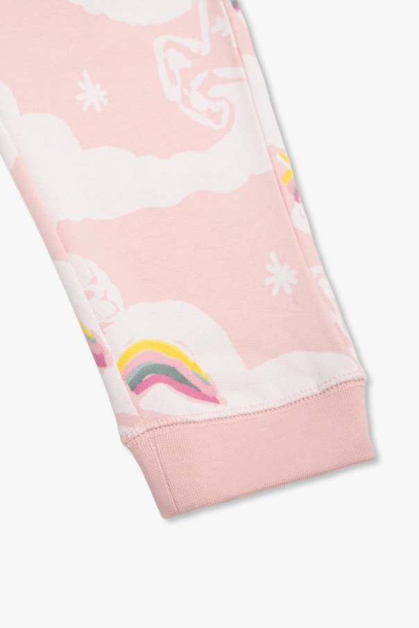 stella Rainbow McCartney Kids Printed sweatpants