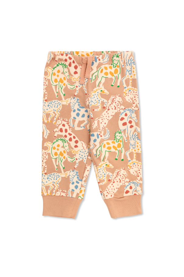 Stella McCartney Kids Jogging bottoms with print