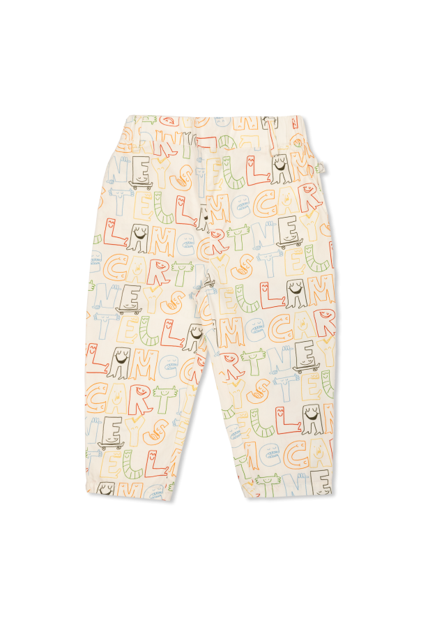 Cotton trousers with print, zdjęcie 1 Cotton trousers with print od Stella McCartney Kids