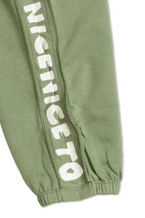 Stella McCartney Kids Pantalones deportivos con cremallera incorporada en las perneras