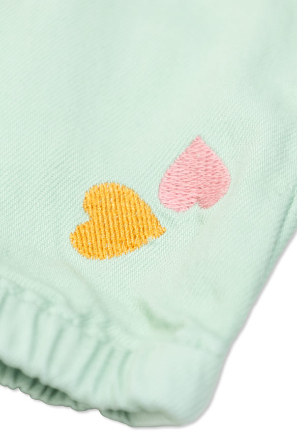 Stella McCartney Kids Trousers with heart pattern