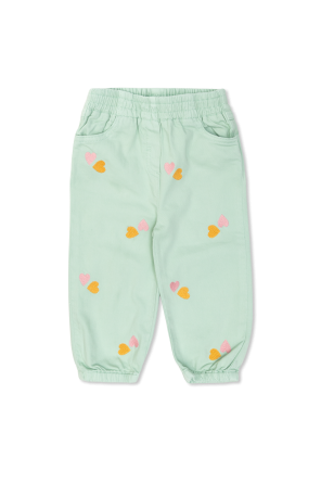 Pantalones con estampado de corazones