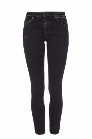 Type-161c' jeans with tears od Diesel Black Gold