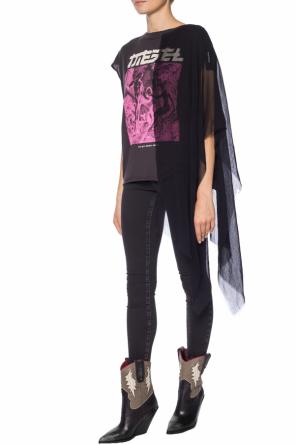 Type-161c' jeans with tears od Diesel Black Gold