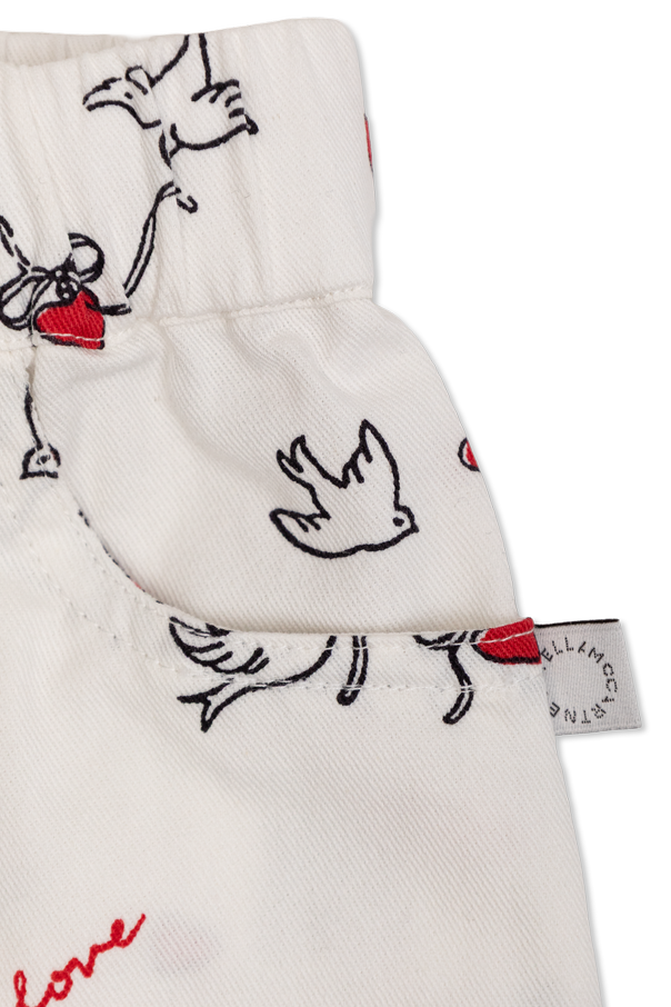 Stella McCartney Kids Spodnie z nadrukiem