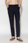Etro Linen pleat-front trousers