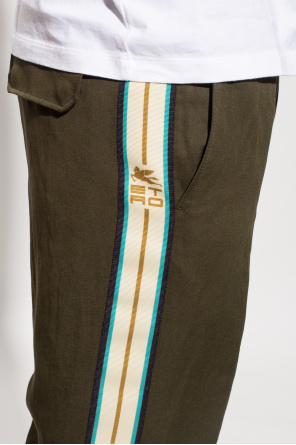 Etro Side-stripe trousers