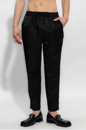 Etro Satin wrap-style trousers
