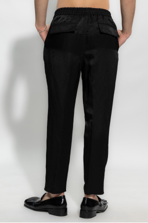 Etro Satin wrap-style trousers