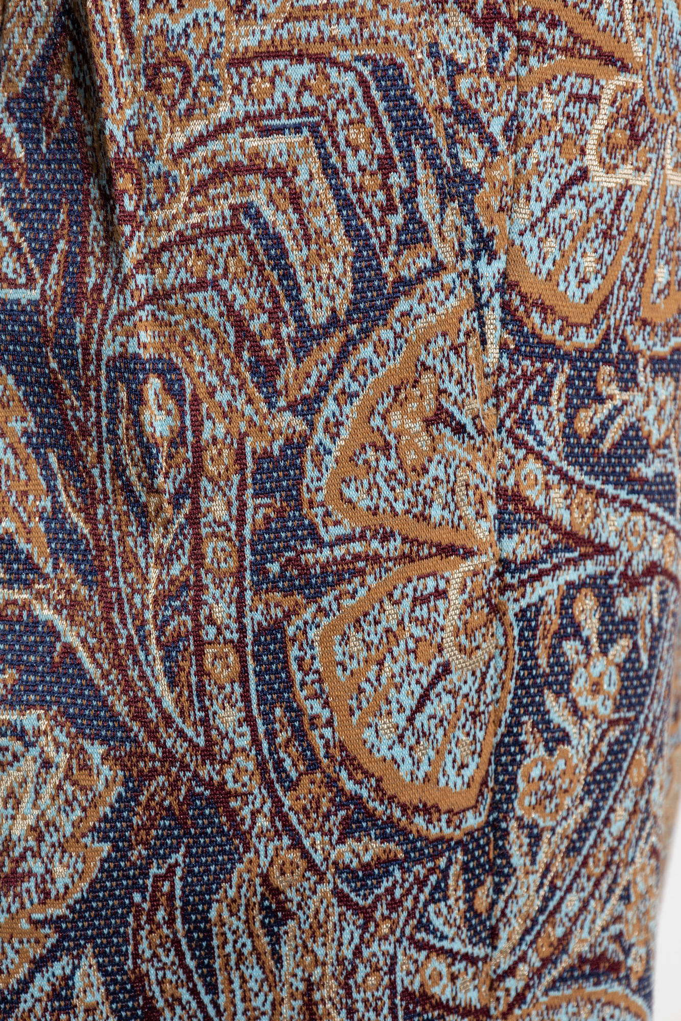 Multicolour Patterned pleat - Jersey Shorts Unisex - front