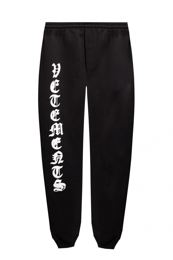 VETEMENTS Sweatpants with logo