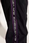 VETEMENTS Sweatpants with logo