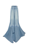VETEMENTS light blue Jeans with train