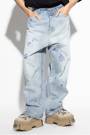 VETEMENTS Jeans with print