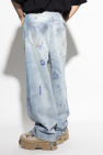 VETEMENTS light blue Jeans with print
