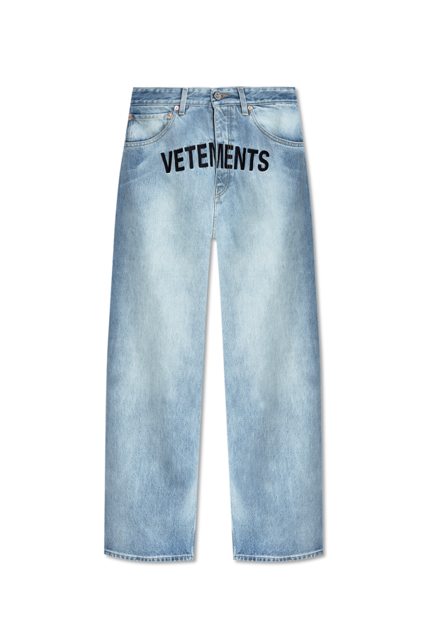 VETEMENTS Jeans with logo