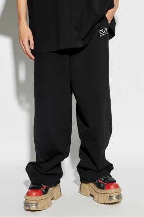 VETEMENTS Sweatpants with printed logo