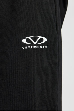 VETEMENTS Sweatpants with printed logo